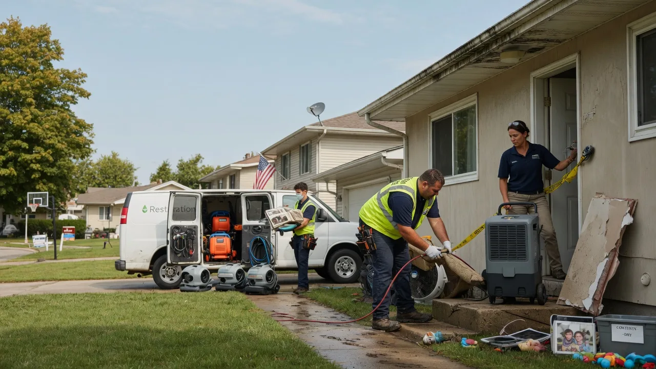 Water Damage Restoration in Spragueville, IA near me